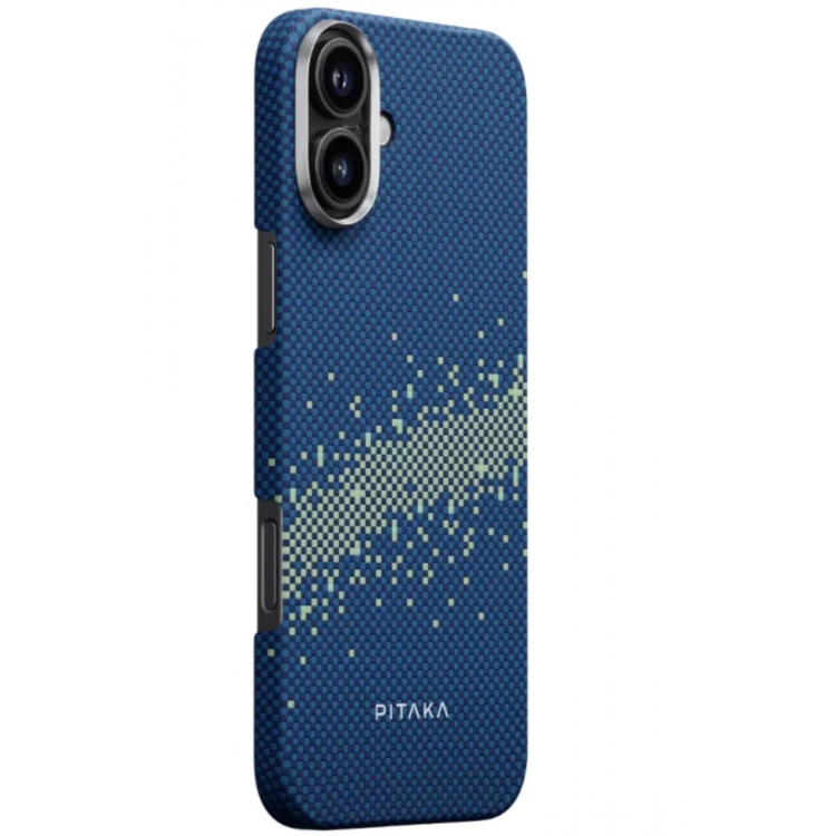 Θήκη Pitaka Fusion Tactile Weaving+ Aramid MagEZ 5 Magsafe 1500D 1.05mm CARBON FIBER για Apple iPhone 16 6.1 2024 - MILKY WAY GALAXY  - KI1601MYG